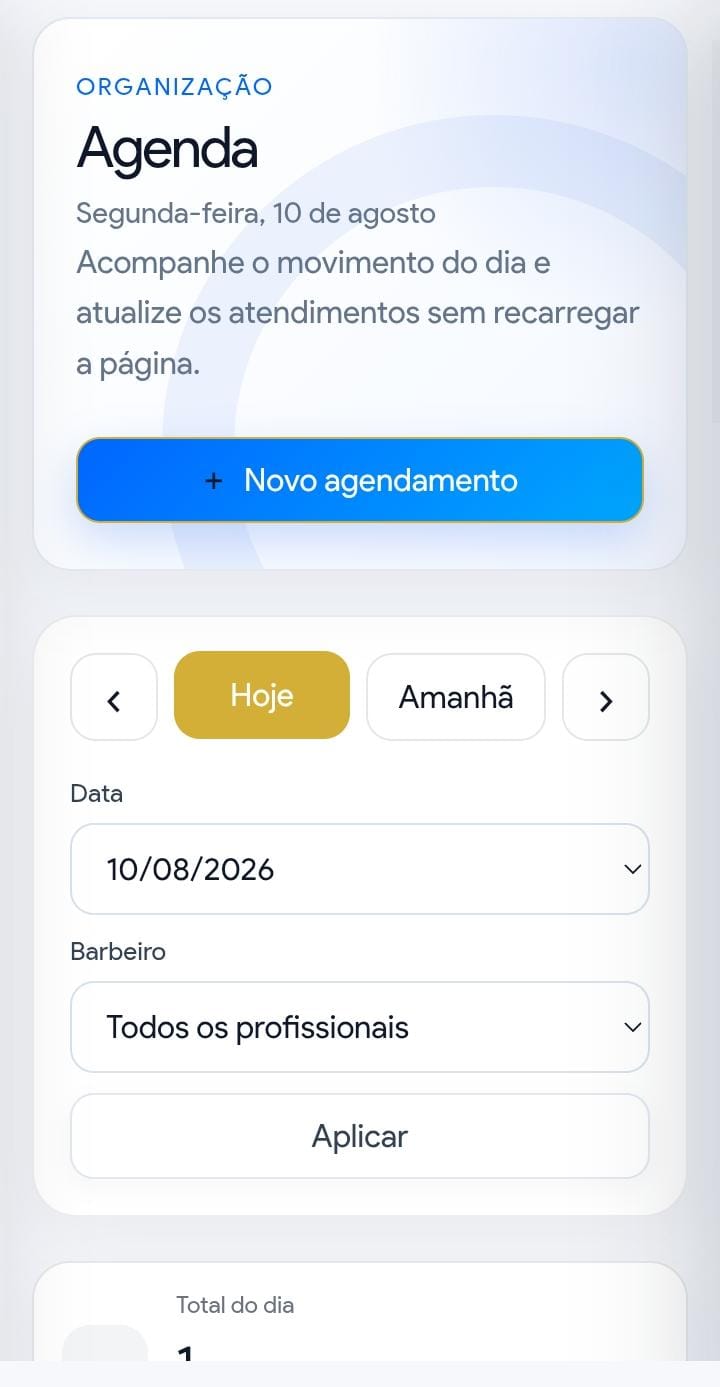Agenda do sistema